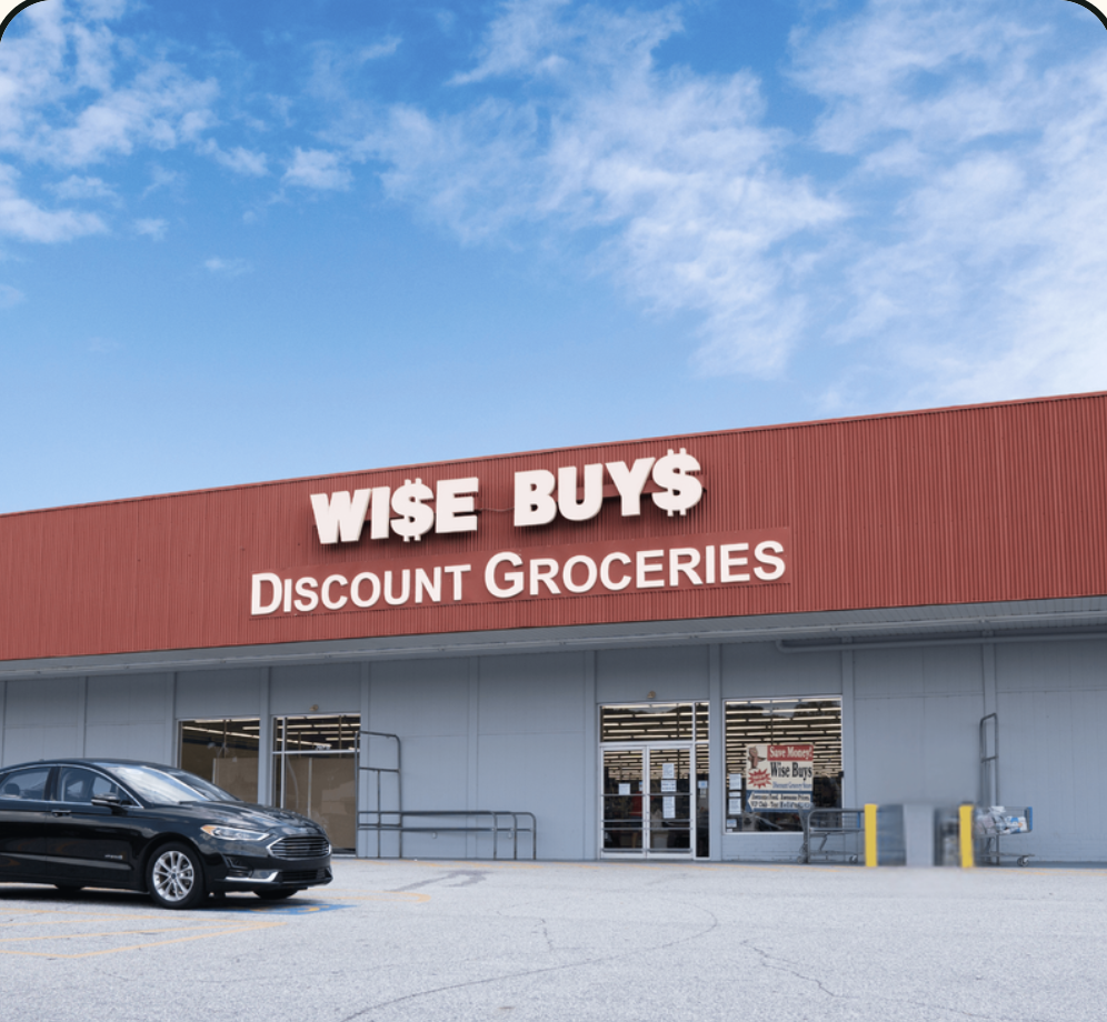 Wise Buys Discount Groceries storefront in Spartanburg